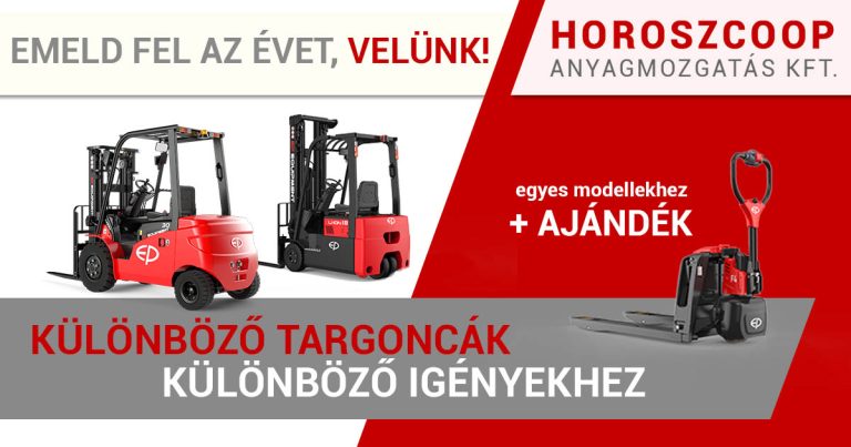 Horoszcoop Anyagmozgatás, targonca, raklapemelő, béka, genkinger, rámpa