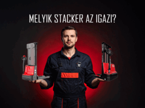 gyalogkíséretű, stacker